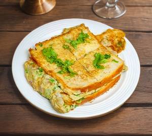 Fried Chicken Bread Omlet