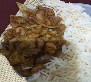 Rajma and Rice Plate