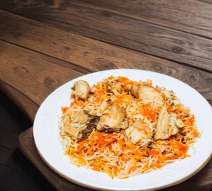 Combo(half chicken moradabadi and half hydrabad biryni)