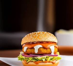 Paneer Tikka Burger(20gmProtein)