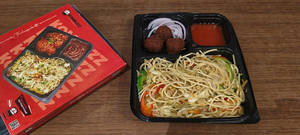 Crispy Noodles - Mutton Combo