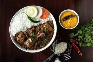 Homestyle  Chicken Bhat Combo