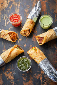 Chicken Egg Kaathi Roll