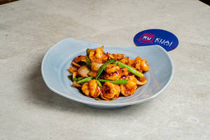 Prawns With Chilli Oil & Spring Onion