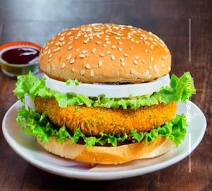Paneer cheese tandoori burger