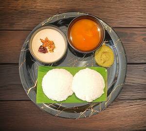 Butter idly 2pcs (No onion or garlic)