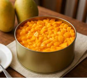 Alphonso Cake Tin With Mango Chunks, Pista And White Chocolate [700 G]