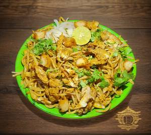 Double egg chicken noodles