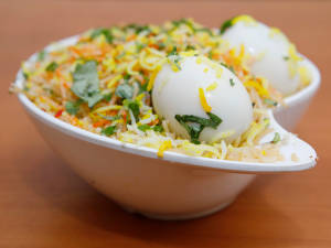 Egg biriyani