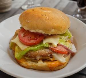 Double Cheese Chicken Burger