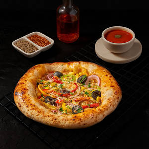 Peppy Corn Crunch Pizza