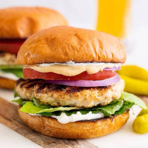 Chicken Single Patty Burger