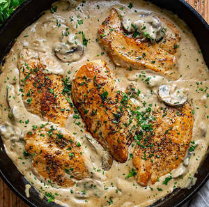 Apple Chicken With Mash Potatoes