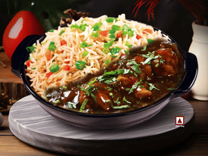 Chicken Fried Rice With Chilli Chicken