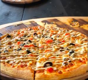 Black Olive Sweet Corn Cheese Pizza[8 Inches]