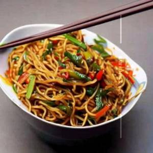 Veg chilli garlic noodles