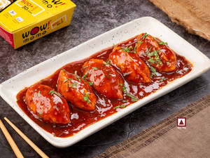 Chicken Delight Pan Fried Momo in Tomato Garlic Sauce(Non Spicy)