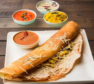 Cheese masala dosa