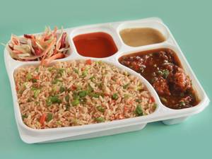 Manchurian Gravy +Jeera Rice                            