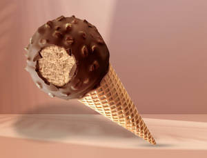 Hazelnut Crunch Boll Cone