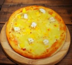 Olive Pineapple Paprika Corn Onion Cheese Pizza [8 Inches]