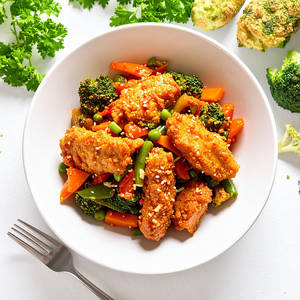 Schezwan Chicken Strips