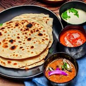 Paneer Pyaj Paratha