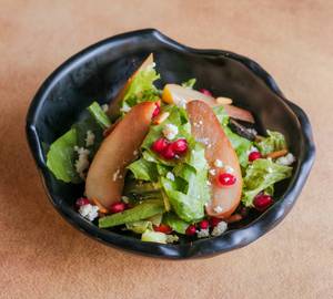 Saffron Poached Pear Salad