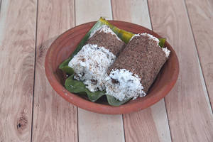 Ragi Puttu With Special Kadali Curry (dinner)