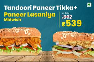 Tandoori Paneer Tikka + Paneer Lasaniya Midwich