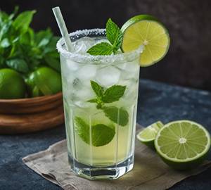 Fresh Lemon Water With Ice