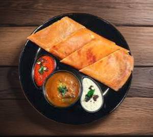 Onion paneer dosa