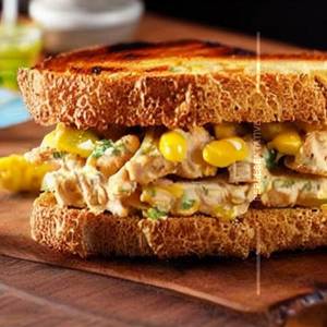 Chicken corn cheese Grilled sandwich