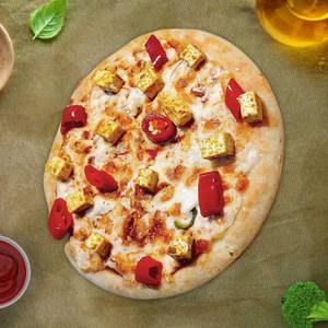 Paneer And Red Peprika Pizza [7 Inch]