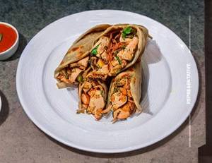 Double Chicken Kati Roll