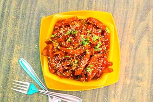 Honey chilli potato