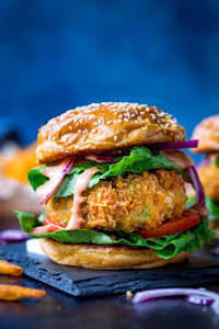 Veg Fried Burger