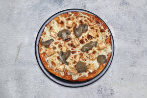 Mushroom Paneer Sizzler Pizza [Small 4 Slice]
