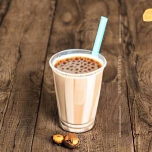 Hazelnut milk tea bobo