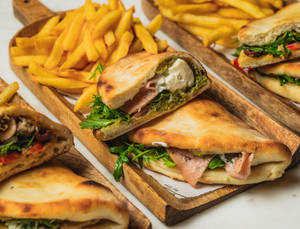 Pistachio Mortadella Turnover Sandwich