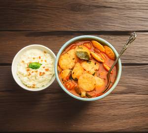Sambhar Mini Idli with Dip [10 Pieces]