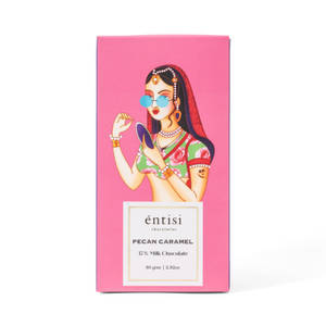 Pecan Caramel Milk Chocolate Bar (80gms)