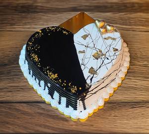 Choco vanilla heart