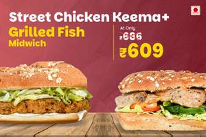 Street Chicken Keema + Grilled Fish Midwich