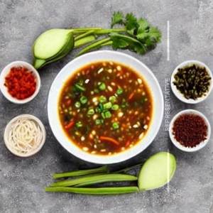 Korean spice soup veg
