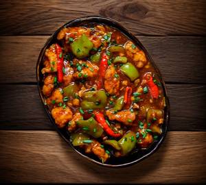 Chicken chilli boneless gravy