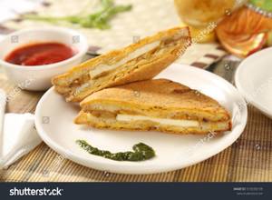 Bread pakoda [1 piece]                                                                                                                                                         