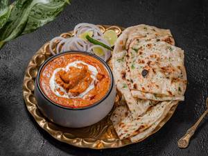 Butter Chicken+1 Butter Naan