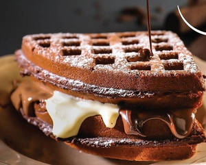 Triple Chocolate Waffle
