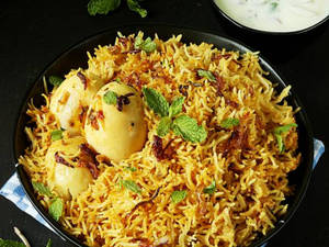 Hyderabadi Egg Biryani [2 Eggs]